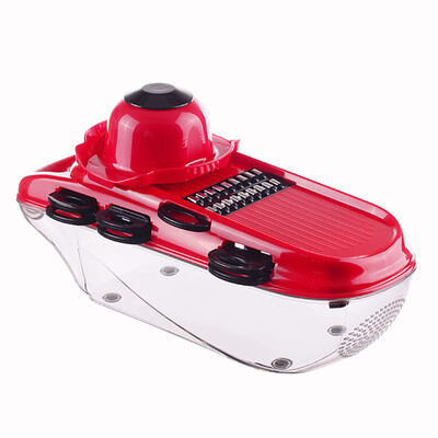 

Multifunctional Fruit Vegetable Cutter Food Shredder with 7pcs Blades