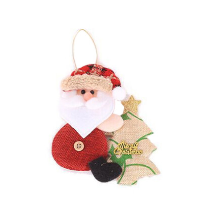 

Christmas Santa Claus Doll Hanging Home Decor Merry Christmas Favor Party Hanging Decorations for Home New Year Gift