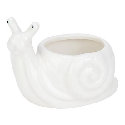 

Greensen Snail Shape Ceramic Succulent Plant Pot Container Garden Flower Decorative Plant Bonsai Pot
