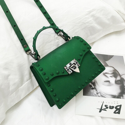 

Fashion Chains Shoulder Crossbody Bags Women Messenger Bags High Quality PVC Transparent Jelly Bag Summer Girl Beach Bag