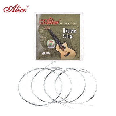 

Alice AU04 Soprano Ukulele Ukelele Uke Strings SetB-F-D-A Clear Nylon 022-032