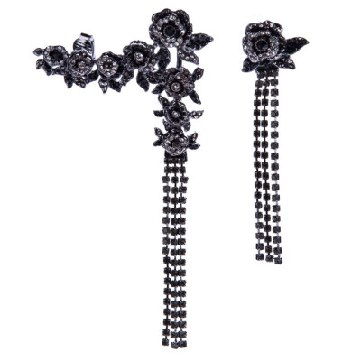 

New Fashion Stud Earrings For Women Crystal Flower Earrings For Women