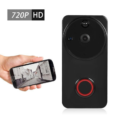 

720P WiFi Visual Intercom Door Phone 2-way Audio Video Doorbell Support Infrared Night View PIR Motion Sensor Motion Detection And