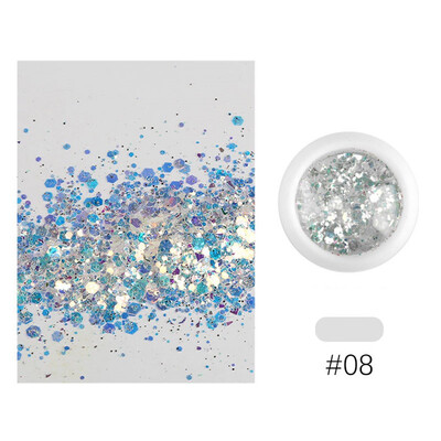 

Toponeto Chunky Glitter Mixed Flake Body Art Nail Hair Face Eye Shadow Body Makeup