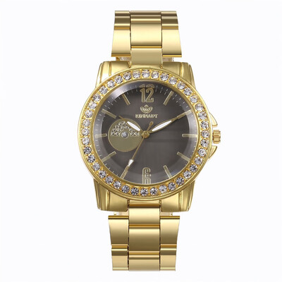 

Wish new ladies single-eye fashion alloy steel belt watch simple quartz watch female models a generation of hair