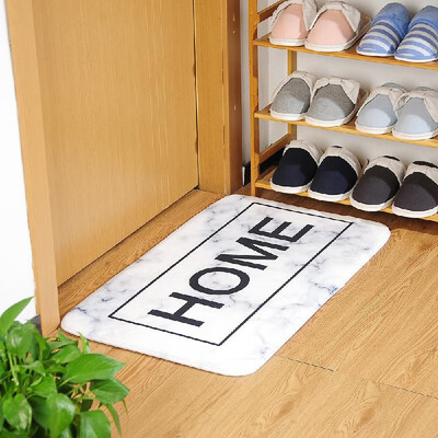 

Carpet Doormat Mat Bath Rug HOME Print Non-Slip Doormat Welcome Floor Mats