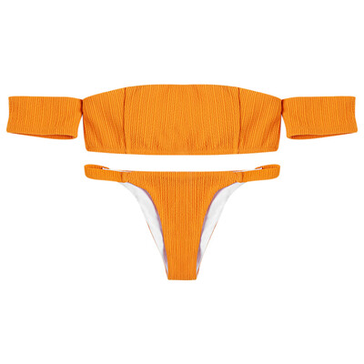 

Bikini Strapless Swimwear Women Swimsuit Sexy Off Shoulder Bathing Suit