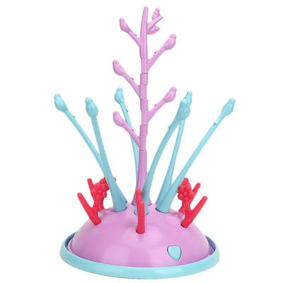 

Greensen Baby Feeding Bottles Drying Rack Cute Tree Shape Nipple Holder Shelf Cleaning Drainer