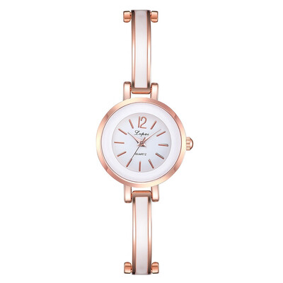 

LVPAI12 Arabic Digital Bracelet Watch Korean Student Casual Alloy Bracelet Watch Send Girlfriend Gift Table