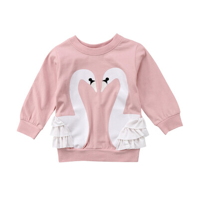 

Toddler Baby Kid Girl Boy Pullover Blouse Cotton Top T Shirt Tee Cartoon Clothes