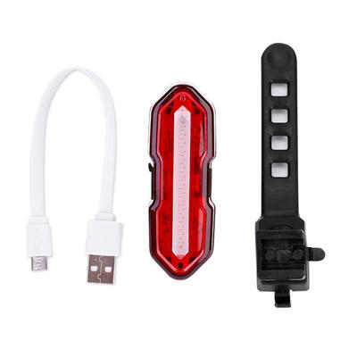 

Greensen Durable LED Bicycle Tail Light USB Rechargeable Bike Rear Lamp with Blue Red Lights