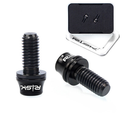 

2pcs Cycling Bicycle Bike Water Bottle Cage Holder Bolt Screw Titanium M5x12mm
