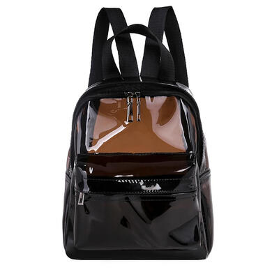 

Clear Transparent Women Backpacks PVC Jelly Teenage Girls Student Schoolbag