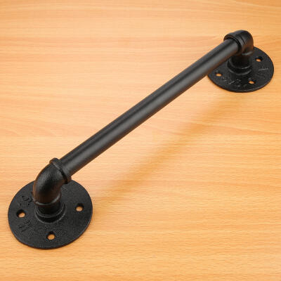 

Greensen American Vintage Black Carbon Steel Spray Molding Pull Knob Barn Door Handle