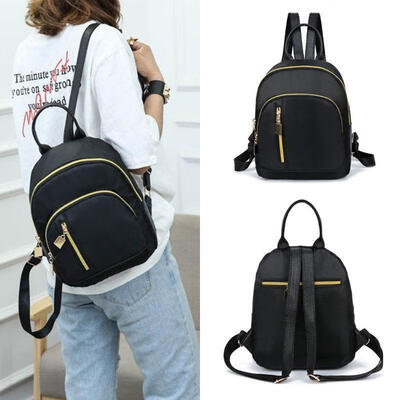 

New Fashion Women Girls Nylon Mini Backpack Travel School Backpack Rucksack