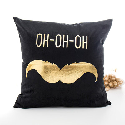 

〖Follure〗Merry Christmas Gold Foil Printing Pillow Case Sofa Waist Throw Cushion Cover