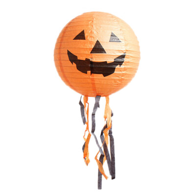 

〖Follure〗Halloween Pumpkin Cage DIY With Ghost Light Skull Head Paper Lantern