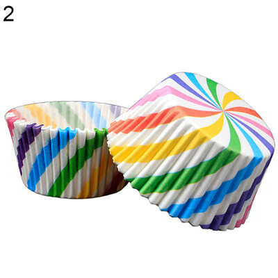 

100Pcs Lovely Cupcake Cake Liner Baking Cup Muffin Dessert Holder Kitchen Decor