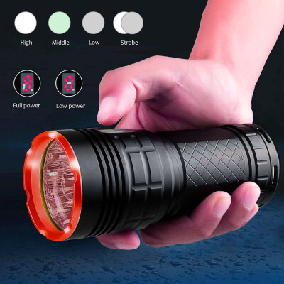 

Saidsome SupwildFire 18 x XM- T6 LED Power Digital Display Hunting Flashligt flashlight lamp