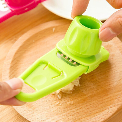 

Siaonvr Multifunction Stainless Steel Pressing Garlic Slicer Cutter Shredder Kitchen Too