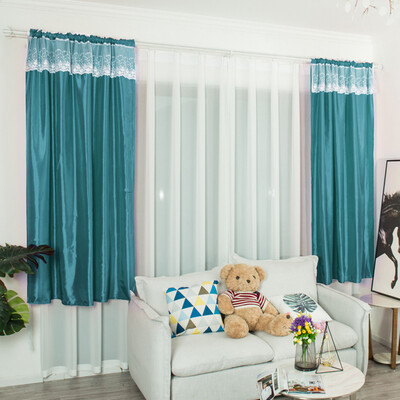

Toponeto Leaves Curtain Tulle Window Treatment Voile Drape Valance 1 Panel Fabric