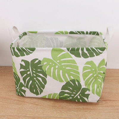

〖Follure〗Waterproof Canvas Laundry Clothes Desktop Debris Basket Storage Box Folding