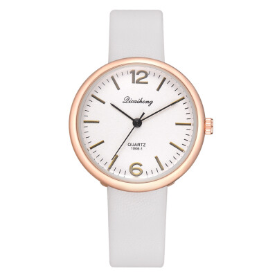 

Korean fashion casual womens PU fashion watch student casual small fresh girls simple watch