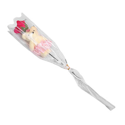 

Bear Rose Flower Soap Valentines Day Creative Cartoon Bouquet Dolls Gift