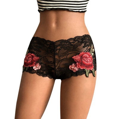 

Toponeto New Women Sissy Lace Sexy Hollow Lingerie Babydoll Underpants Bandage Underwear