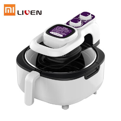 

Xiaomi Mijia Liven Air Fryer 5L Rotary Household Electric Fryer French Fries Machine Kitchen Appliances Intelligent 1100W 220V