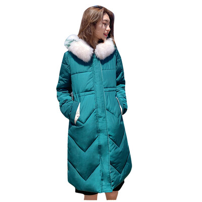

Toponeto Women Winter Warm Hooded Thick Faux Fur Warm Slim Jacket Long Overcoat Coat