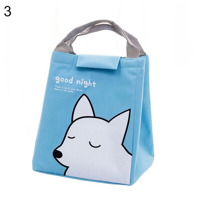 

Portable Thickened Handled Heat Insulated Bag Lunch Box Tote Picnic Bento Pouch