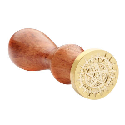 

Ancient Wood Handle Mythology Metal Sealing Wax Stamps Invitations Decor
