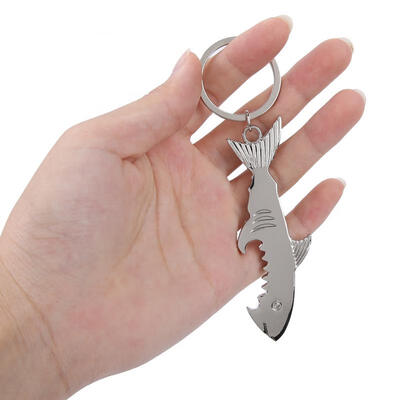 

Greensen Metal Fish Shape Key Ring Bottle Opener Bag Key Chain Hanging Pendant