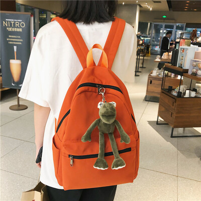 

Hong Kong wind schoolbag girl Korean version Sen Department insfeng retro backpack girl shoulder bag student street pat Japanese g
