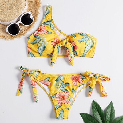 

Roseonmyhand Women Pure color Tube up Two Pieces Bikini Push-Up Swimsuit Swimwear Beachwear