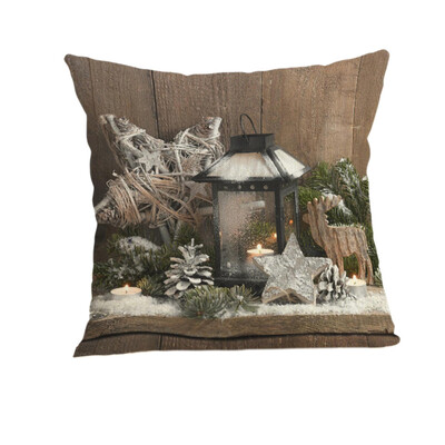 

Tailored Merry Christmas Pillow Cases Soft Sofa Cushion Cover Home Decor Pillow Core