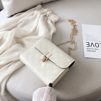 

Ins super fire Sen small bag female 2019 new wave Korean version of the wild chic chain Lingge fairy Messenger bag
