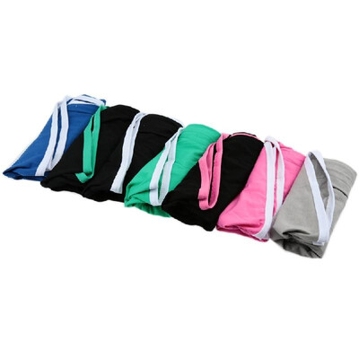 

Fashion Women Sports Shorts Contrast Binding Side Split Elastic Waist Yoga Shorts