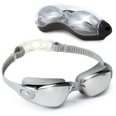

Men Women Swim Goggles Anti Fog UV Protection Swimming Goggles with Protective Case