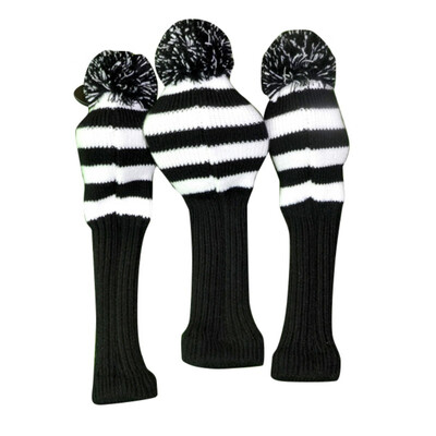 

3Pcs Set Wool Knit Golf Clubs Set Driver Fairway Wood headcovers Covers Hot