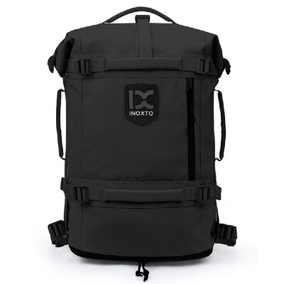 

Duffel Backpack Outdoor Travel Bag Laptop Canvas Bag Camping Bag with Shoe Compartment Earphone Hole