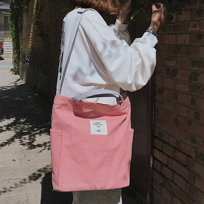 

Tailored Womens Fashion Simple Single Shoulder Messenger Bags Canvas Bag