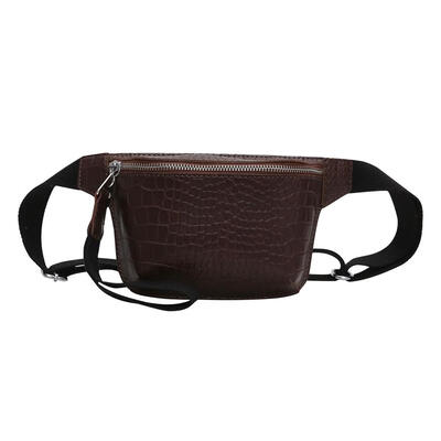 

Alligator Pattern Shoulder Women Waist Fanny Belt Packs Leather Chest Bags
