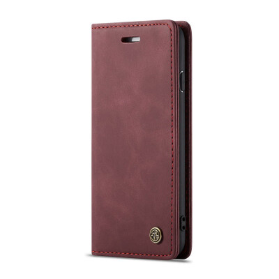 

CaseMe Retro Leather Case For iPhone  MAX XR  6 7 8 Plus 5S se Hot 360 Luxury Magnetic Card Holder Wallet Cover Kickstand Case