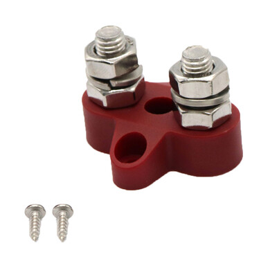 

Tailored Bus Bar Terminal Block Heavy Duty Dual M8 Power Distribution Studs For Truck RV