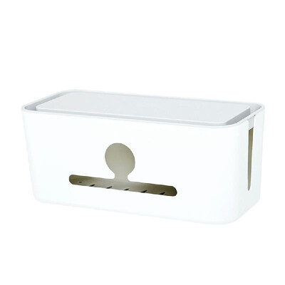 

Charging Cable Management Box Case Power Cord Cover Organizer with Phone Stand Data Cable Wires Hider for Home Office