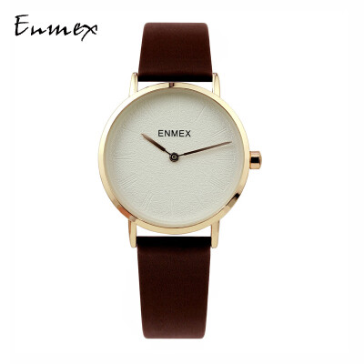 

Qixi Festival gift Enmex translated into steel Chic style exquisite woman elegant temperament woman watch