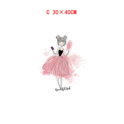 

Gobestart Girl Cute Girl Cartoon Animal Decorative Canvas Painting Childrens Room Hanging Painting