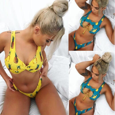 

Summer Women Bikini Set Padded Push-up Beach Swimsuit Bathing Suit Swimwear Beachwear